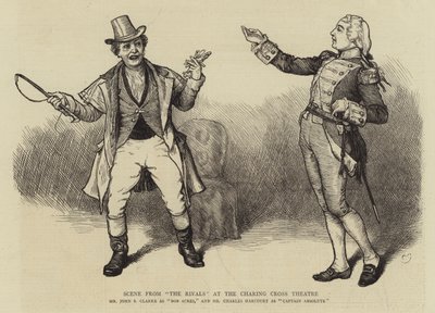 Scene from The Rivals at the Charing Cross Theatre by Charles Green